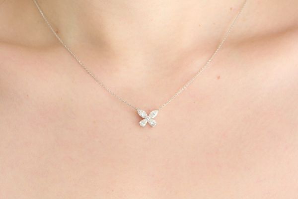 0.80ct Butterfly Necklace