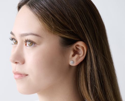 ラウンドヘイローピアス