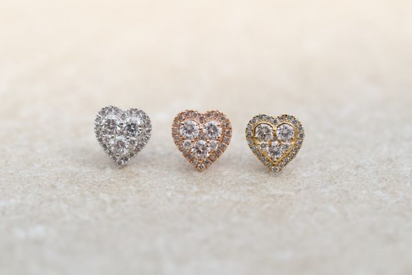 Heart Halo Earrings