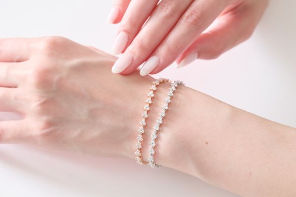 3.00ct Flower Diamond Bracelet