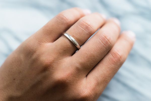 セントポール 3MM 男性用結婚指輪