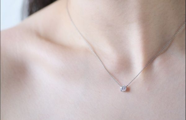 Round 0.50ct Diamond Necklace 