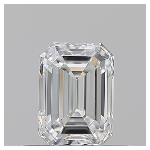 EMERALD 0.53 F VVS2 --VG-VG - 100569771421 GIA Diamond