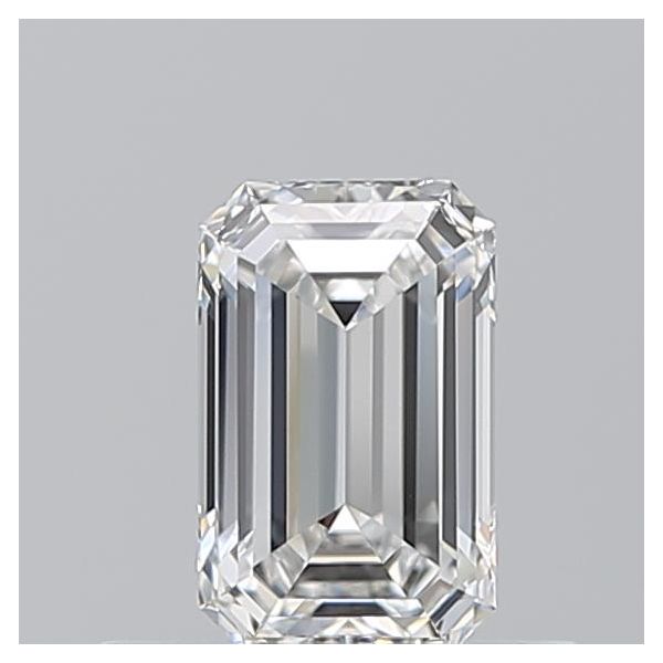 EMERALD 0.53 F VVS1 --VG-EX - 100744563946 GIA Diamond