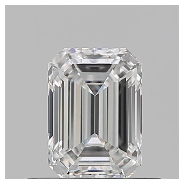 EMERALD 0.55 F VVS1 --EX-VG - 100744564174 GIA Diamond