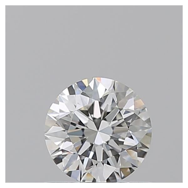 ROUND 0.57 F VVS2 EX-EX-EX - 100757513396 GIA Diamond