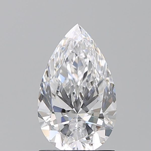 PEAR 1.22 D VVS1 --EX-EX - 100757593517 GIA Diamond