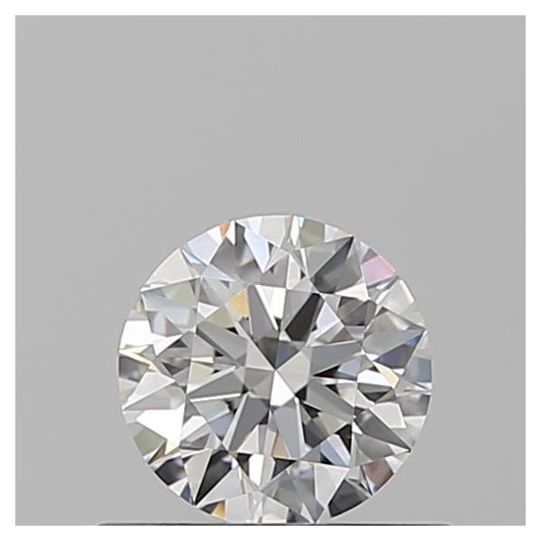 ROUND 0.53 F VVS2 EX-EX-EX - 100760191738 GIA Diamond