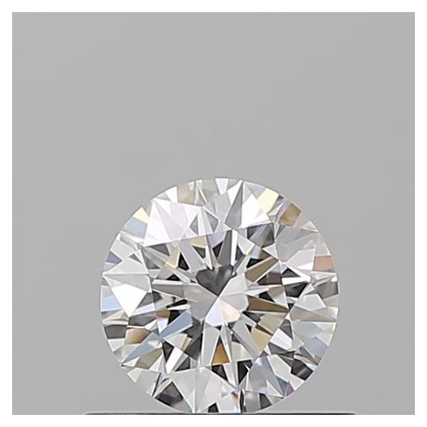 ROUND 0.53 F VVS2 EX-EX-EX - 100760237769 GIA Diamond