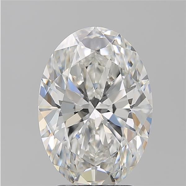 OVAL 3.2 F VVS2 --EX-EX - 100760244214 GIA Diamond