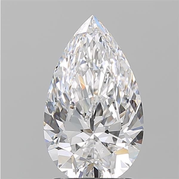 PEAR 2.2 D VVS1 --EX-EX - 100760270637 GIA Diamond