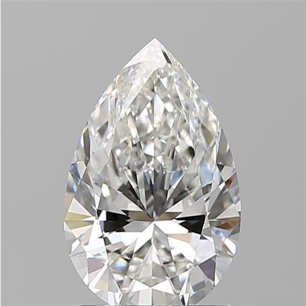 PEAR 1.2 F VVS2 --EX-EX - 100760375207 GIA Diamond