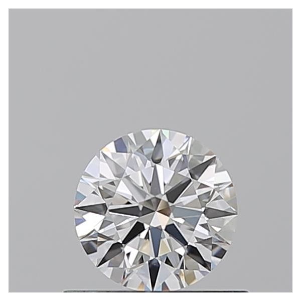 ROUND 0.51 F VVS2 EX-EX-EX - 100760386158 GIA Diamond