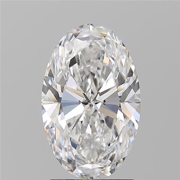 OVAL 2.2 E VVS1 --EX-EX - 100760437616 GIA Diamond