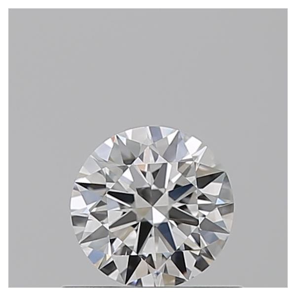 ROUND 0.53 F VVS2 EX-EX-EX - 100760719435 GIA Diamond