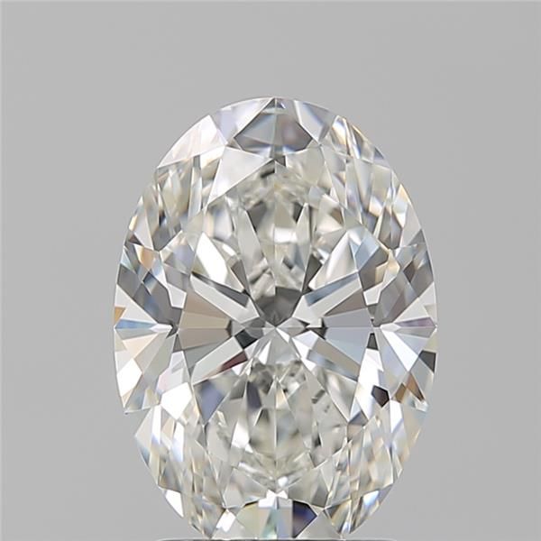 OVAL 2.5 H VVS2 --EX-EX - 100760789304 GIA Diamond