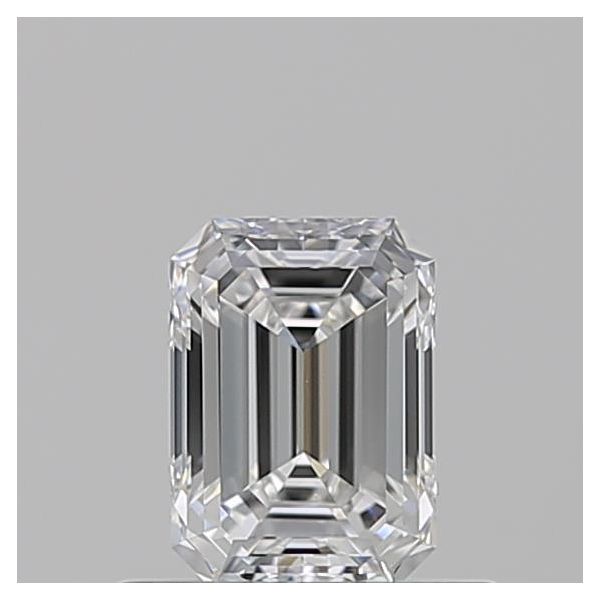 EMERALD 0.55 E VVS2 --EX-VG - 100761421820 GIA Diamond