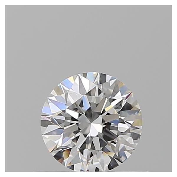 ROUND 0.51 F VVS1 EX-EX-EX - 100761436392 GIA Diamond