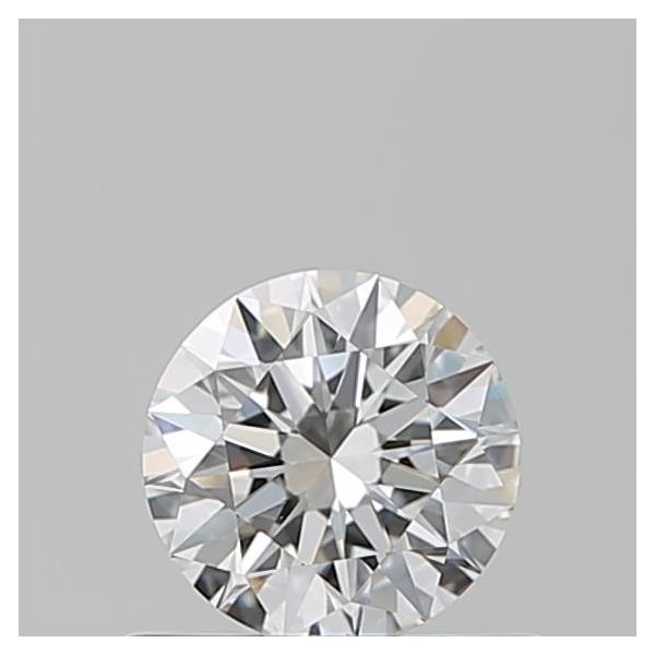 ROUND 0.53 F VVS2 EX-EX-EX - 100765695867 GIA Diamond