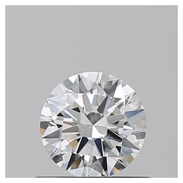 ROUND 0.53 F VVS1 EX-EX-EX - 100765883435 GIA Diamond