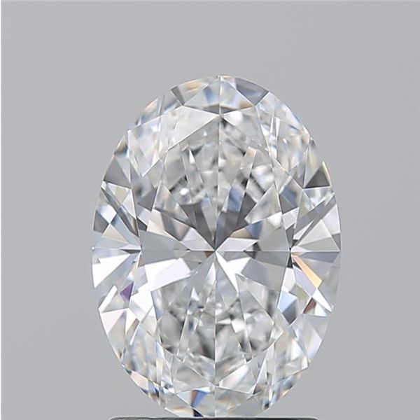 OVAL 1.7 E VVS1 --EX-EX - 100766485496 GIA Diamond