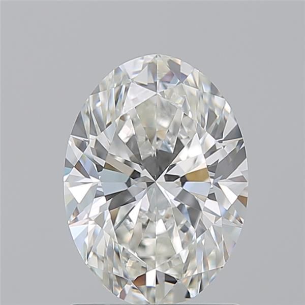 OVAL 1.51 H VVS2 --EX-EX - 100766493776 GIA Diamond