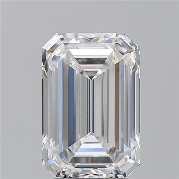 EMERALD 3.52 F VVS2 --EX-EX - 100766507201 GIA Diamond