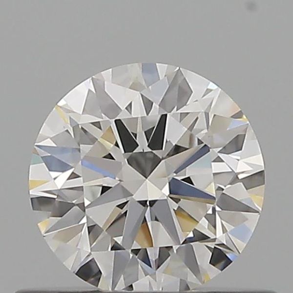 ROUND 0.53 F VVS2 EX-EX-EX - 100766536599 GIA Diamond