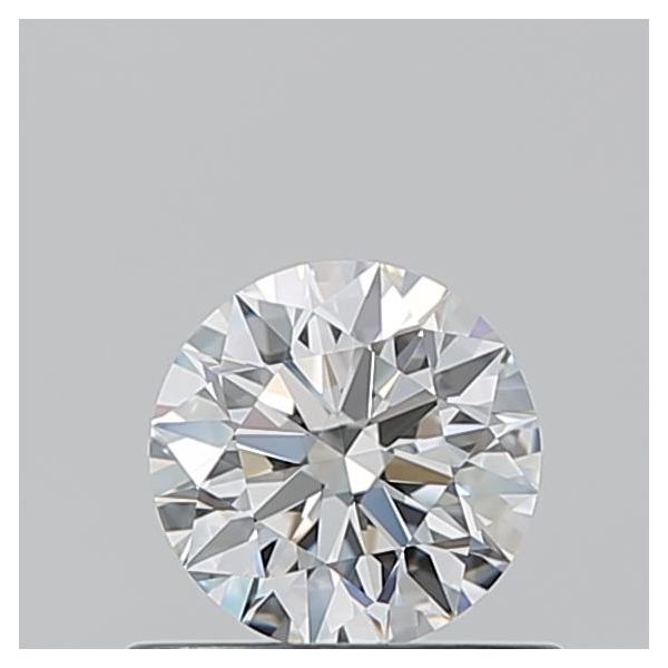 ROUND 0.56 F VVS1 EX-EX-EX - 100766551320 GIA Diamond