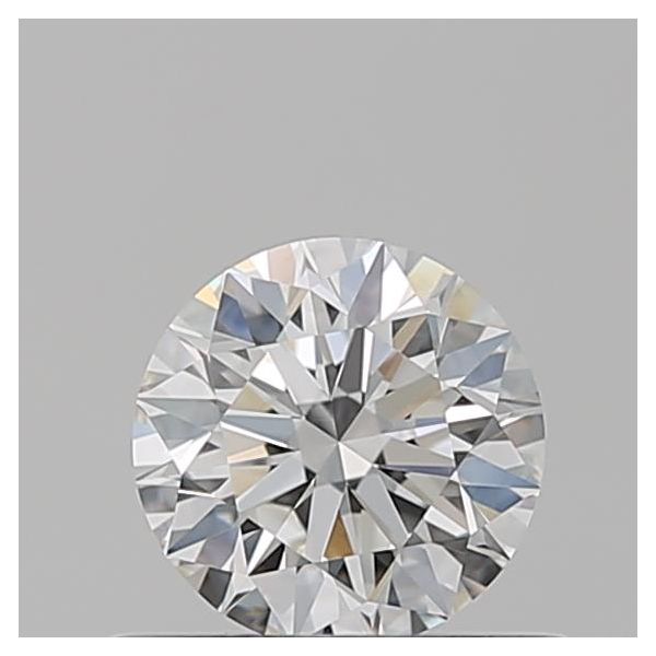 ROUND 0.54 F VVS2 EX-EX-EX - 100766562398 GIA Diamond