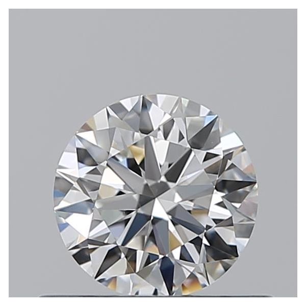 ROUND 0.51 F VVS2 EX-EX-EX - 100766564058 GIA Diamond