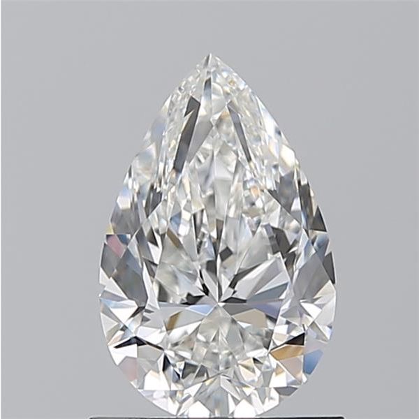 PEAR 1.01 F VVS2 --EX-EX - 100766568032 GIA Diamond