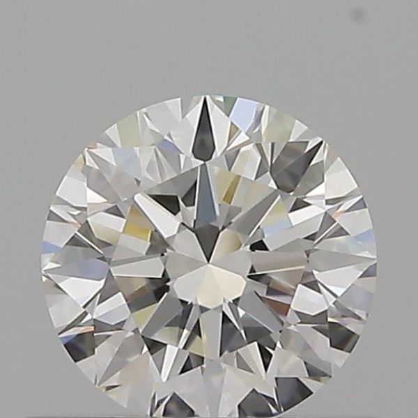 ROUND 0.53 F VVS1 EX-EX-EX - 100766569961 GIA Diamond