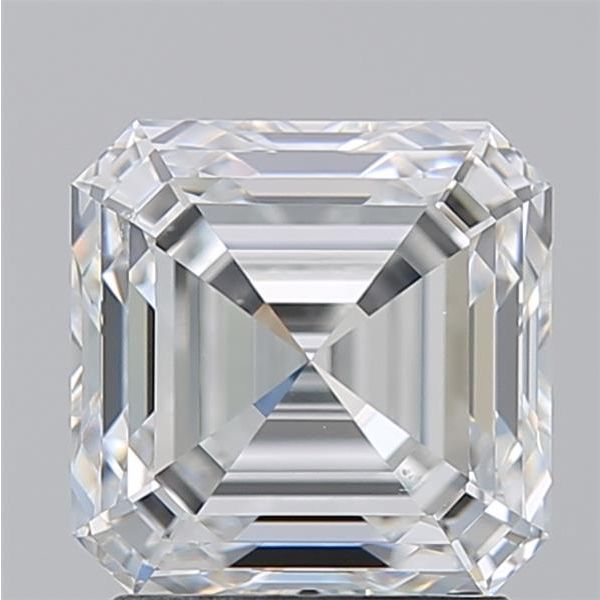 ASSCHER 2.21 F VS2 --EX-EX - 100766595623 GIA Diamond