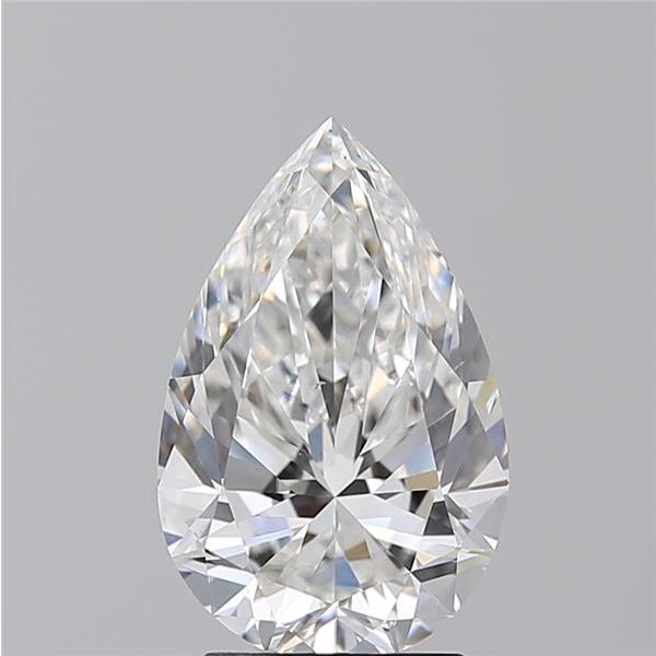 PEAR 2.2 F VS2 --EX-EX - 100766778055 GIA Diamond