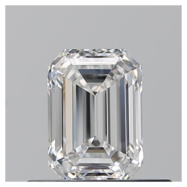 EMERALD 0.54 E VVS1 --EX-EX - 100766797558 GIA Diamond