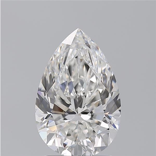 PEAR 2.52 F VVS2 --EX-EX - 100766843722 GIA Diamond