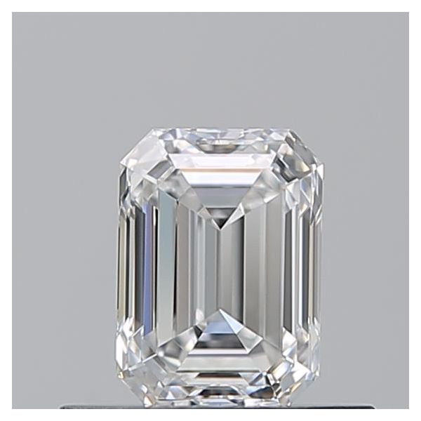 EMERALD 0.53 E VVS1 --VG-EX - 100766906127 GIA Diamond