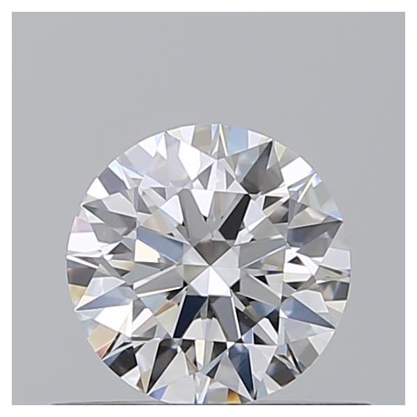 ROUND 0.51 F VVS2 EX-EX-EX - 100767634470 GIA Diamond