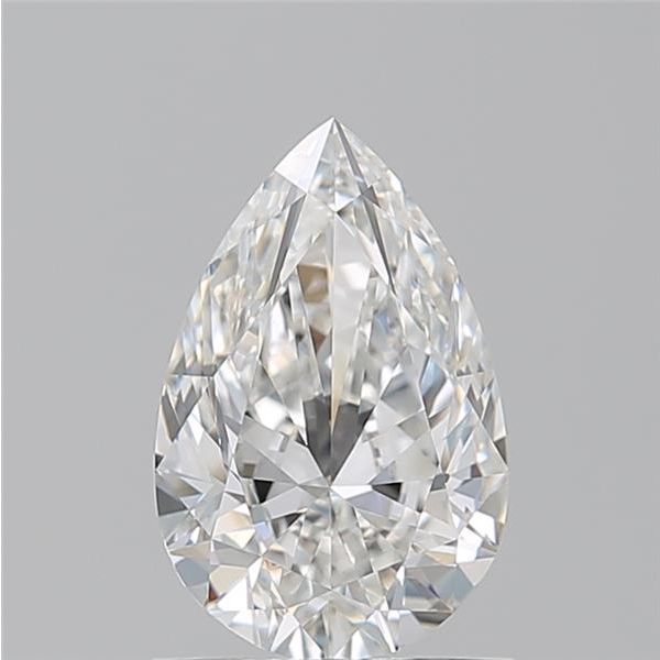 PEAR 1.1 F VVS1 --EX-EX - 100767835892 GIA Diamond