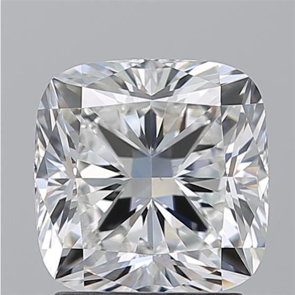 CUSHION 2.02 F VS2 --EX-EX - 100767921674 GIA Diamond