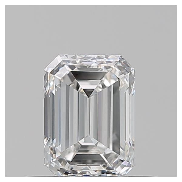 EMERALD 0.53 F VVS1 --VG-EX - 100768077235 GIA Diamond