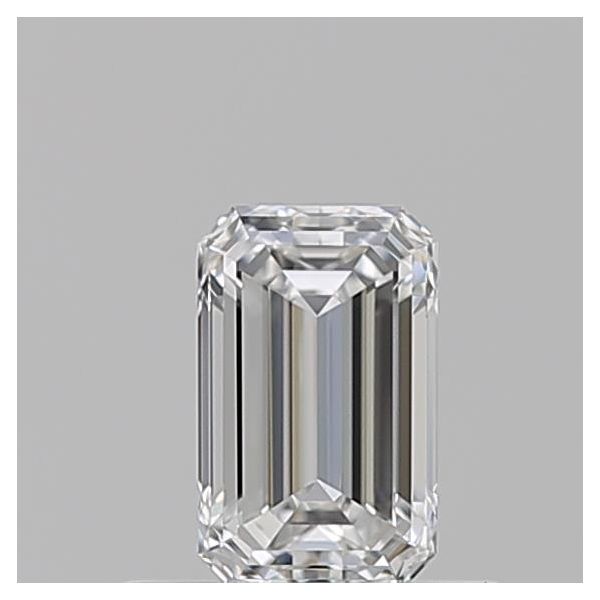 EMERALD 0.5 E VVS2 --EX-VG - 100769085375 GIA Diamond