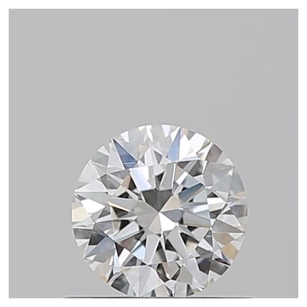 ROUND 0.53 F VVS2 EX-EX-EX - 100769560608 GIA Diamond