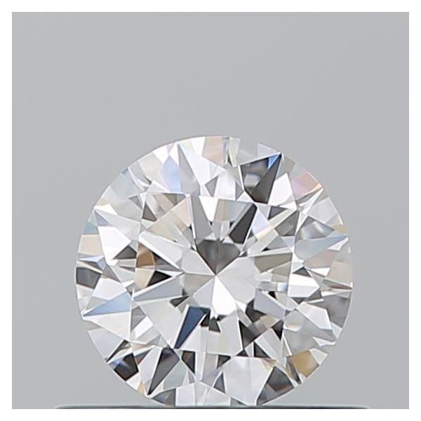 ROUND 0.51 F VVS2 EX-EX-EX - 100769725452 GIA Diamond