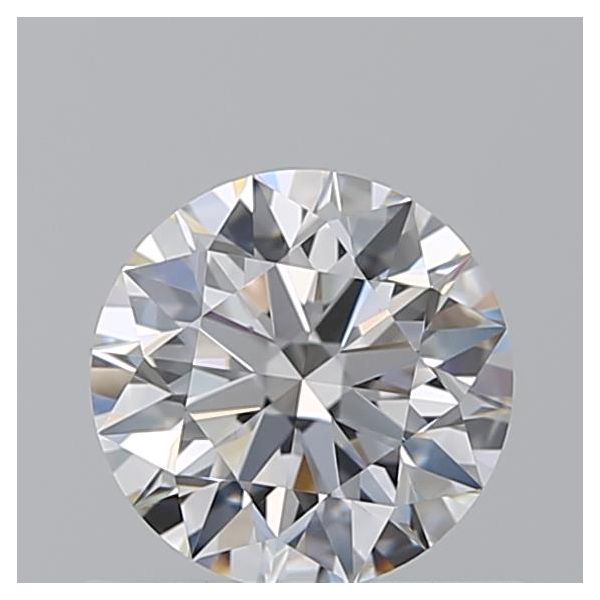 ROUND 0.6 F VVS2 EX-EX-EX - 100769883582 GIA Diamond