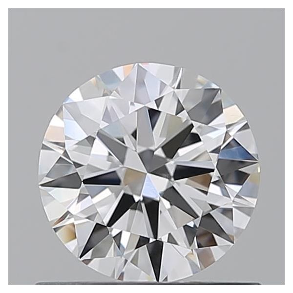 ROUND 0.72 F VVS2 EX-EX-EX - 100771885596 GIA Diamond