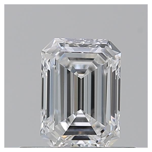 EMERALD 0.53 E VVS1 --EX-EX - 100772669089 GIA Diamond