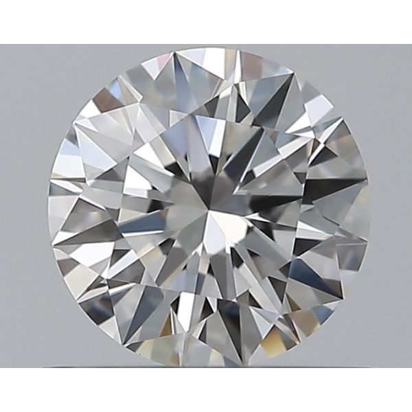 ROUND 0.59 F VVS2 EX-EX-EX - 6495215201 GIA Diamond