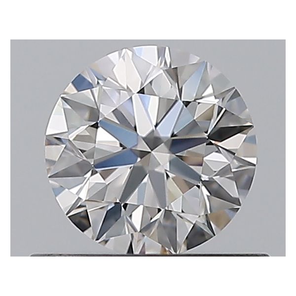 ROUND 0.53 F VVS2 EX-EX-EX - 7506536326 GIA Diamond